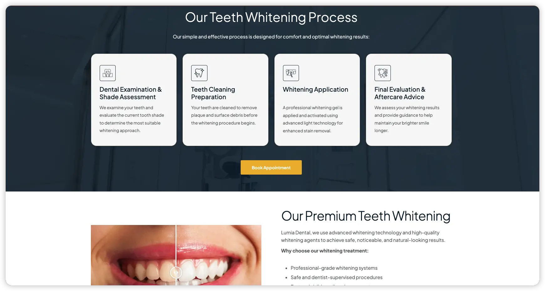 Lumia Dental implant treatment page